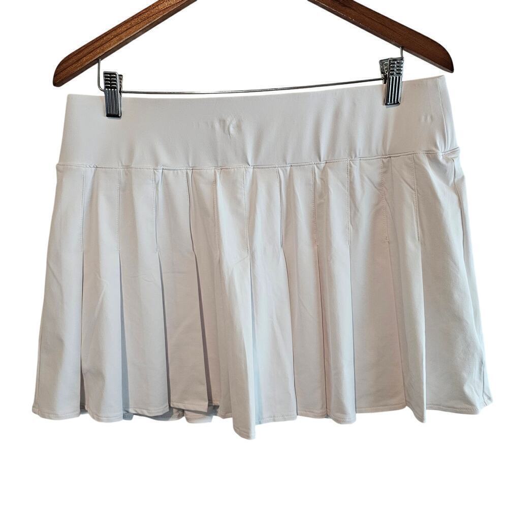 Prince Tennis Skort Women Large White Golf Preppy Coquette Gym Pleated Academia